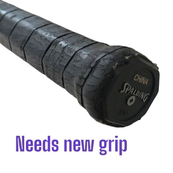 Spalding ASTA 100 Tennis Racquet 4.5 Grip Graphite Racket With Cover Purple Teal - Picture 13 of 16